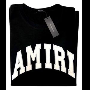 Mens Black Amiri Tee